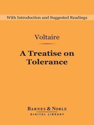 cover image of A Treatise on Tolerance (Barnes & Noble Digital Library)